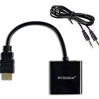 Convertitore da VGA + audio a
HDMI 1080p