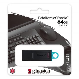 PEN DRIVE 64GB USB 3.2 KINGSTON DTX/64GB
EXODIA