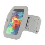 Fascia da braccio Qoltec Sports per smartphone | max. 5" | Grigio