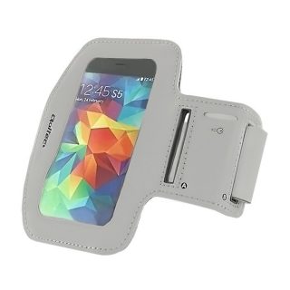 Fascia da braccio Qoltec Sports per smartphone | max. 5" | Grigio