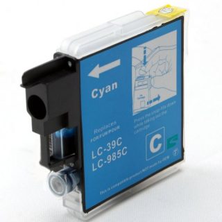 Brother LC980/985/1100C Cartuccia Compatibile Ciano 12ml