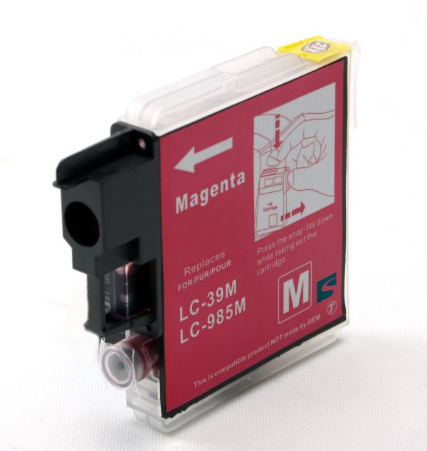 Cartuccia per Brother LC-980 LC-985 LC-1100 magenta