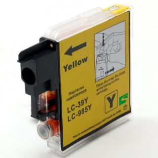 Brother LC980/985/1100Y Cartuccia Compatibile Giallo 19ml