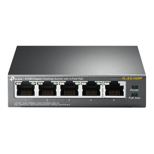 Switch di rete 5 Porte Gigabit 4 POE