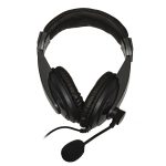 Cuffie e microfono controllo volume auricolari imbottiti