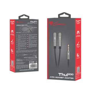 4-PIN HEADSET PREMIUM ADAPTER FOR PS4, PC, SMARTPHONES GENESIS THUL 200