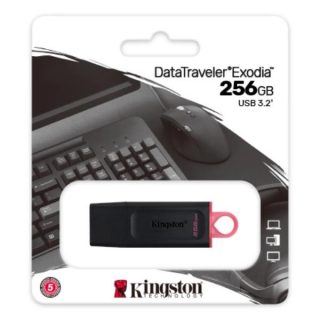 Pen Drive 256GB USB3.2 Gen1 DataTraveler Exodia Kingston