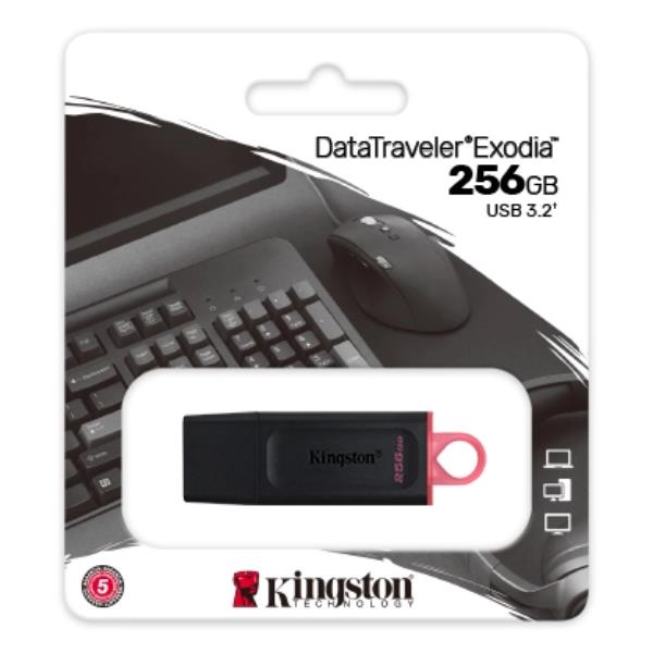 Pen Drive 256GB USB3.2 Gen1 DataTraveler Exodia Kingston