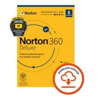Norton 360 Deluxe - 5 Dev 50GB - ESD