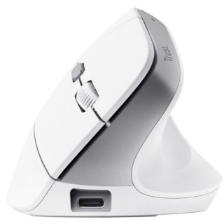 TRUST BAYO II MOUSE WIRELESS ERGONOMICO VERTICALE RICARICABILE BIANCO