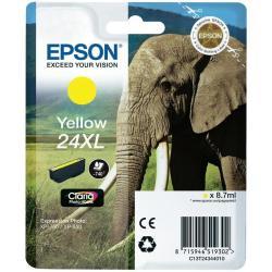 Epson 24Xl Serie Elefante Cartuccia Getto d'Inchiostro, Giallo