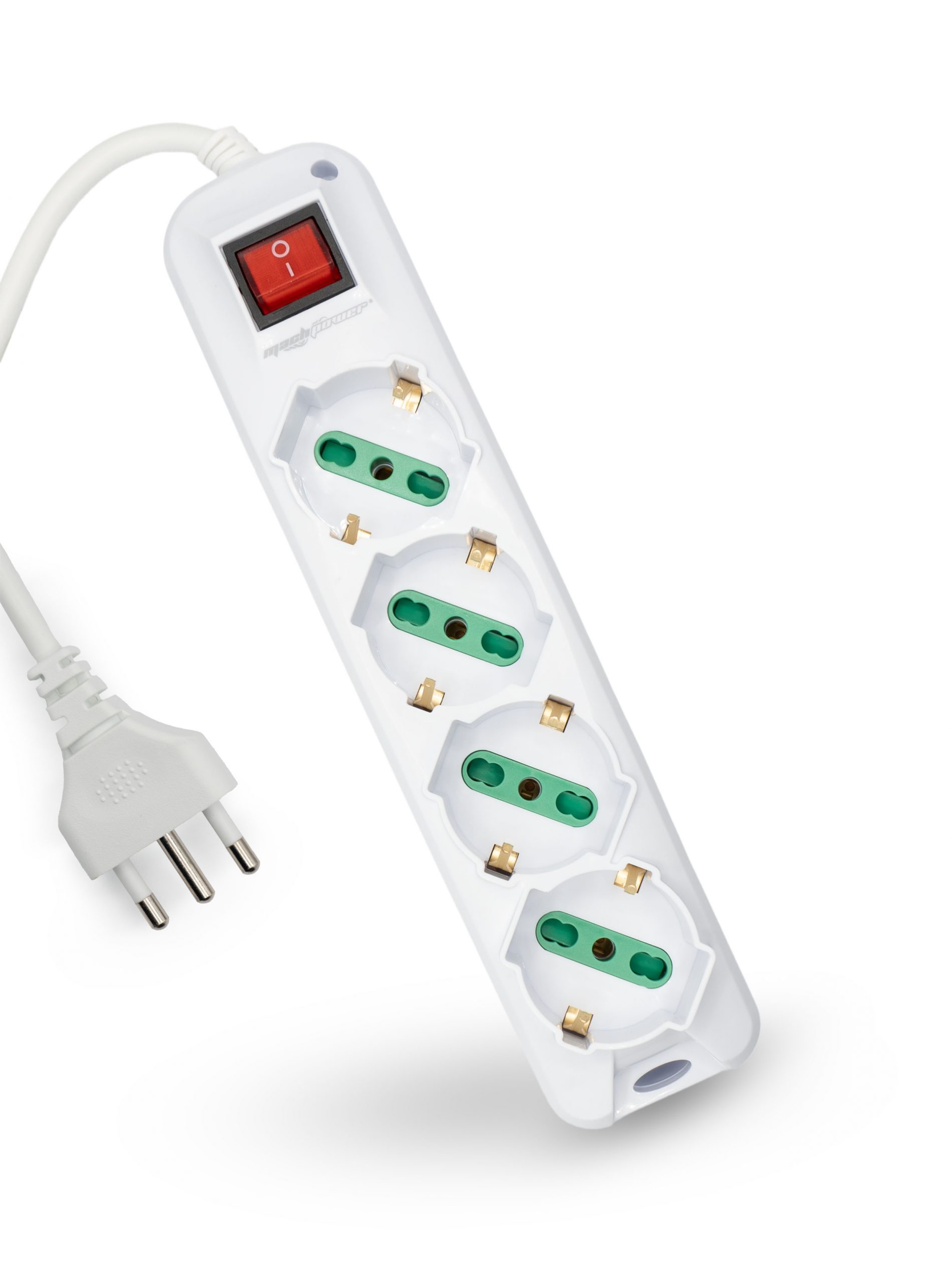 MULTIPRESA MACH POWER 4*SCHUKO/BIPASSO INT.GEN.