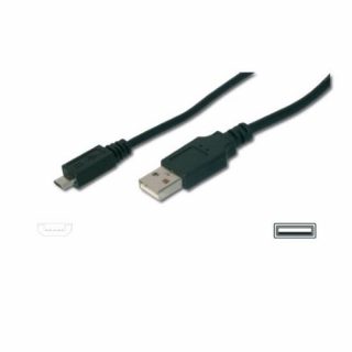 DIGITUS CAVO USB 2.0, A/MICRO B, M/M, NERO, 1MT