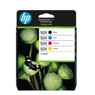 Confezione da 4 cartucce di inchiostro CMYK originali HP 924