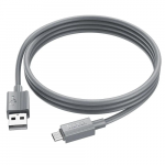 CAVO DA USB-A A MICRO USB 1M HOCO X107 - GRIGIO