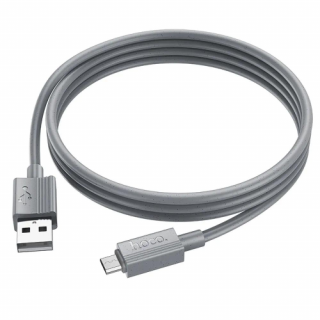 CAVO DA USB-A A MICRO USB 1M HOCO X107 - GRIGIO