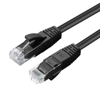 MicroConnect Cavo di rete CAT6 U/UTP 3m, Nero