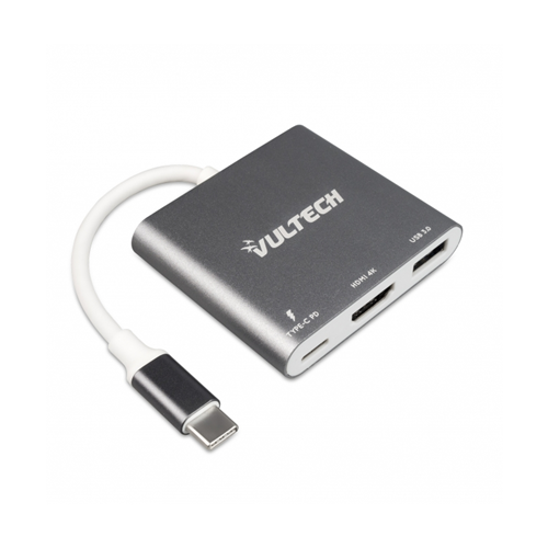 ADATTATORE TYPE-C 3IN1 VULTECH ATC-01 1
HDMI 1 USB 3.0 1 PD