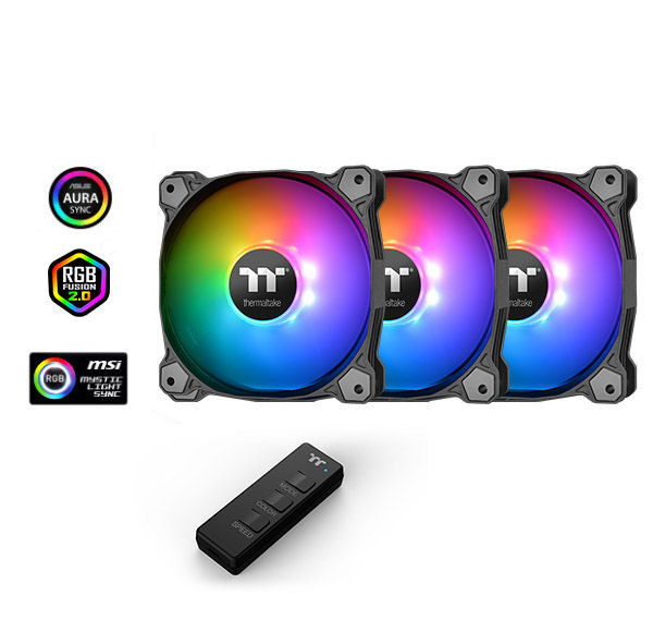 THERMALTAKE SET 3PZ VENTOLE PERCASE ARGB TT PREMIUM CL-F079-PL12SW-A