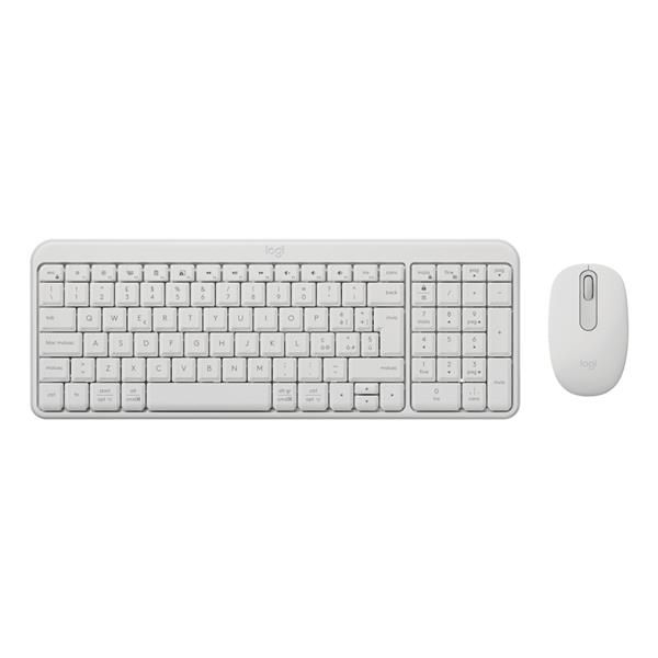 LOGITECH KIT TASTIERA+MOUSE WIRELESS USB BIANCO MK250 920-013535